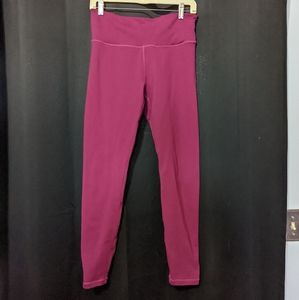 KFT cranberry color leggings